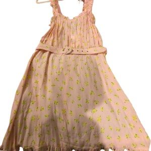 FAITHFULL the brand NWT pink floral mini dress
